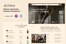 Orlina – Pilates & Yoga Studio Elementor Template Kit.webp